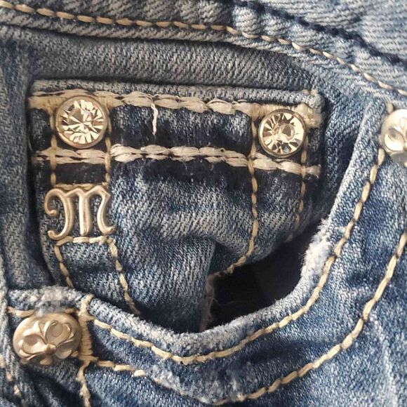 MISS ME DENIM CAPRIS - Picture 8 of 11